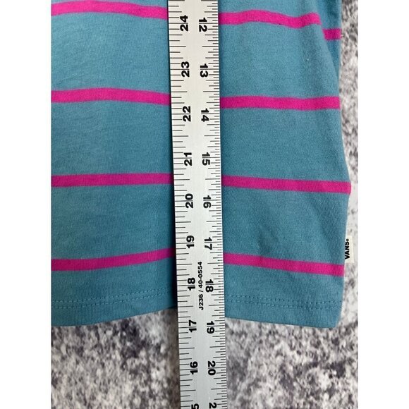 Vans "Off the Wall" Skate Striped Blue Pink women's Teens Small Girls 7/8 - Picture 6 of 10